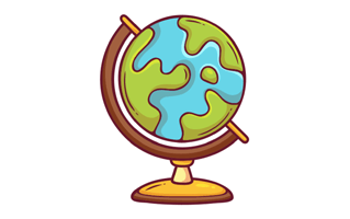Globe Free Sticker PNG