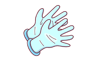 Glove Sticker PNG