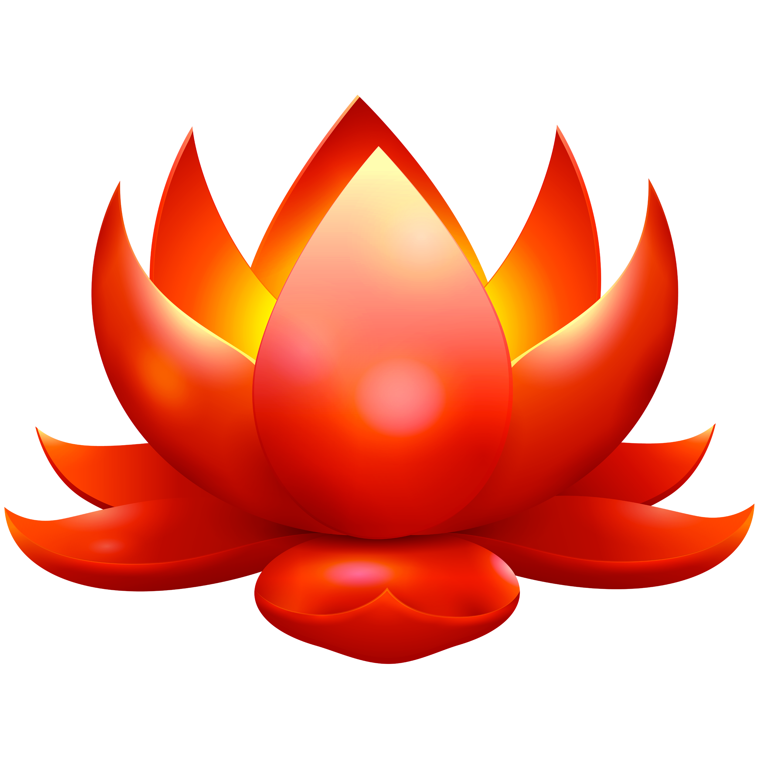 Glowing Lotus Transparent Picture