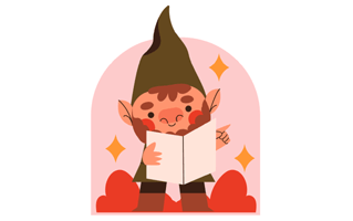 Gnome Sticker PNG