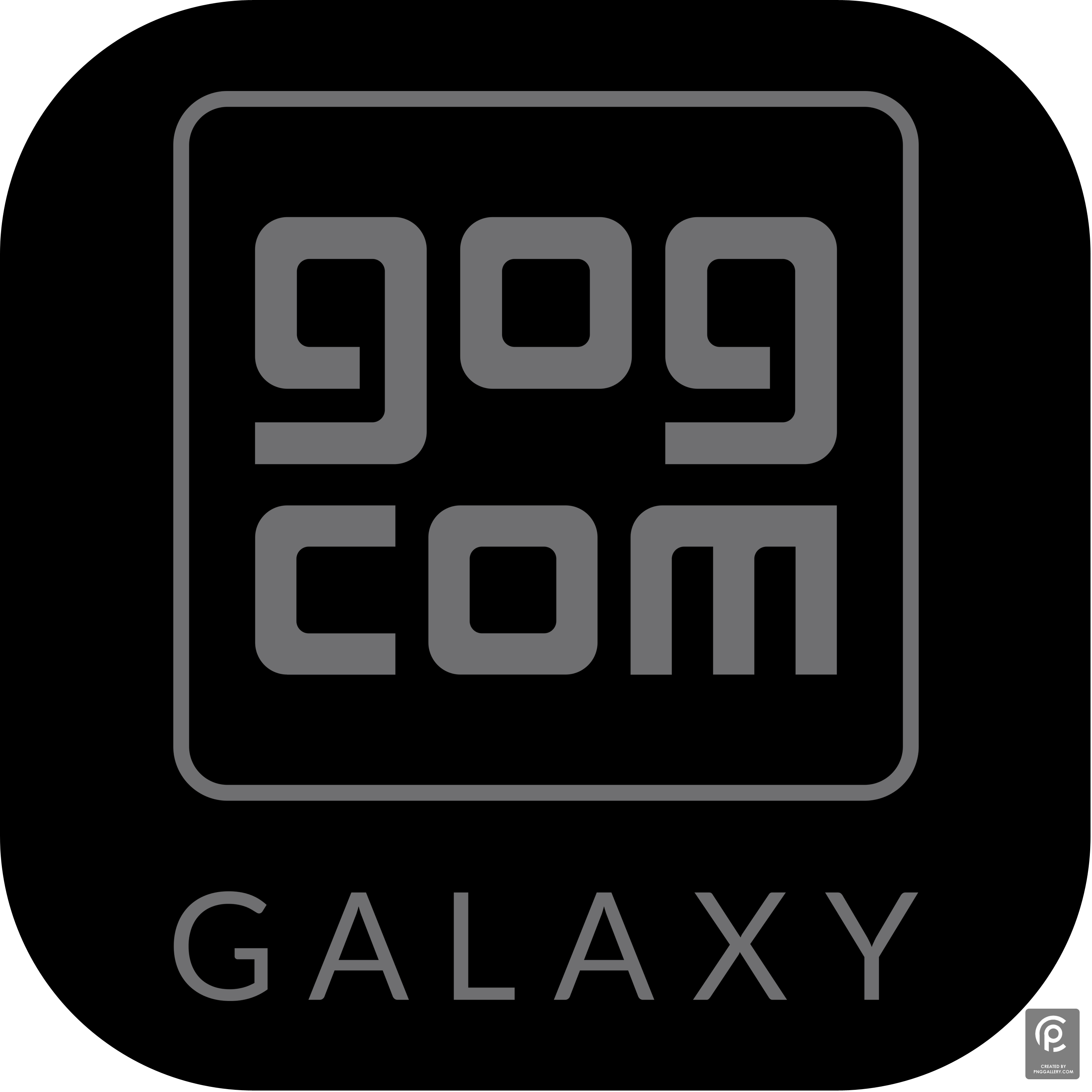 Gog Galaxy Logo Transparent Picture