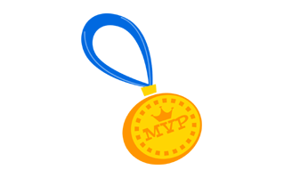 Gold Medal Sticker PNG
