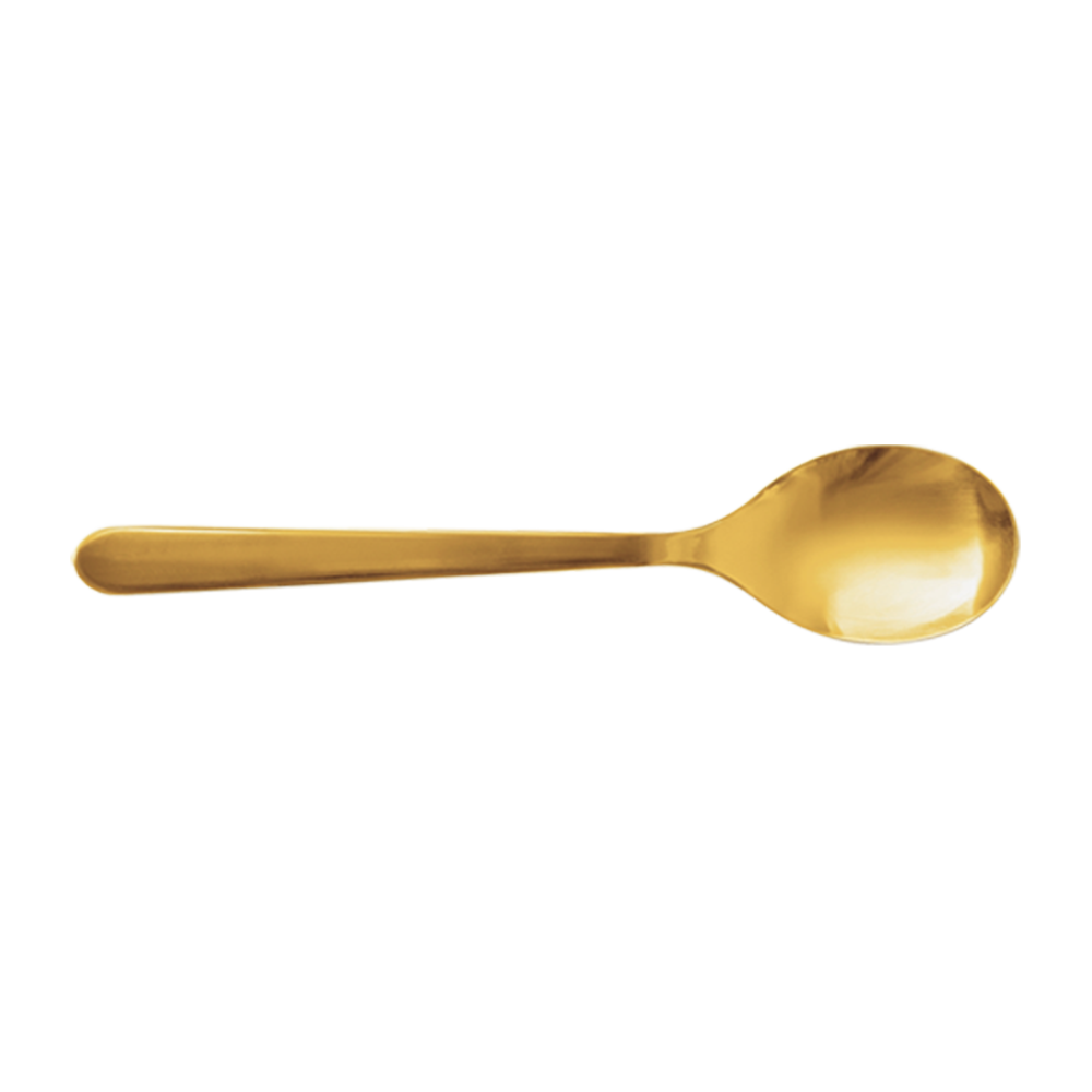 Gold Spoon Transparent Image
