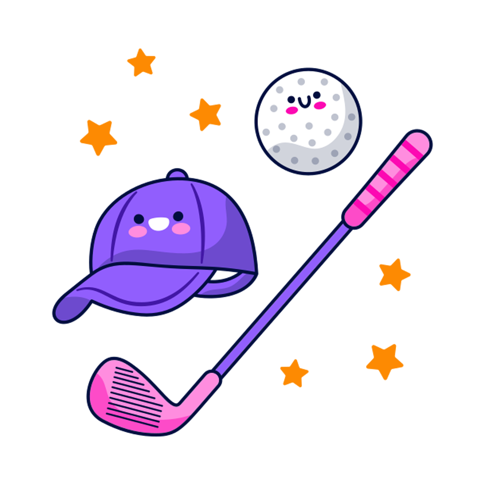 Golf Free Sticker Transparent Photo