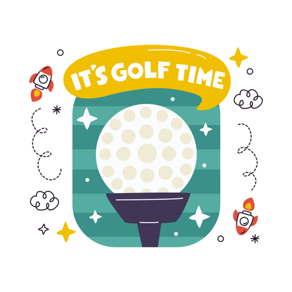 Golf Free Sticker Transparent Picture