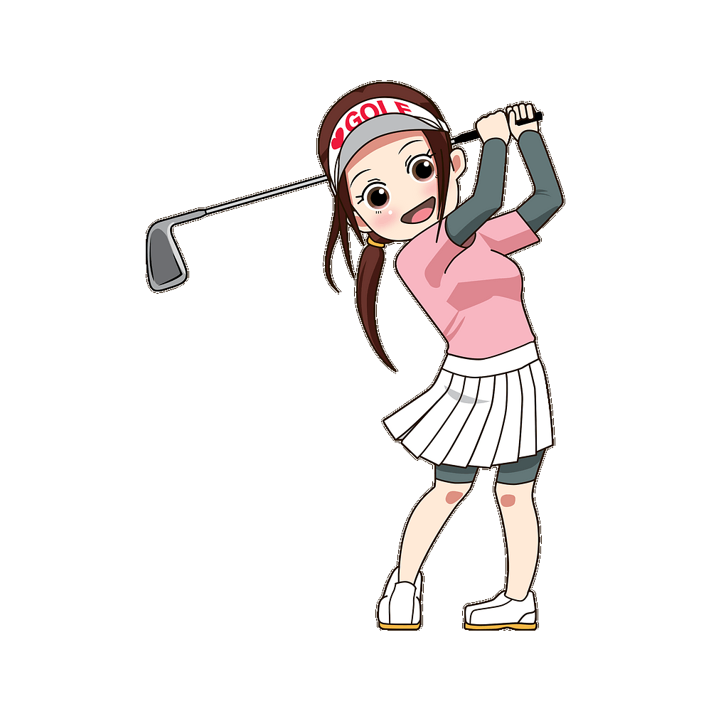 Golf Player Sticker Transparent Picture
