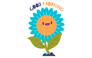 Good Morning Free Sticker PNG