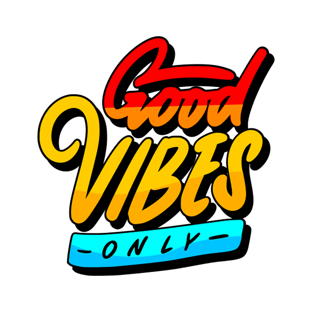 Good Vibes Only Sticker Transparent Gallery