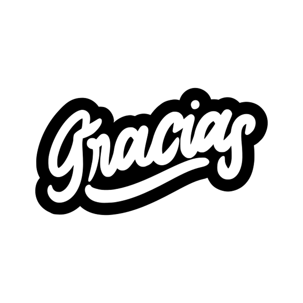 Gracias Free Sticker Transparent Photo