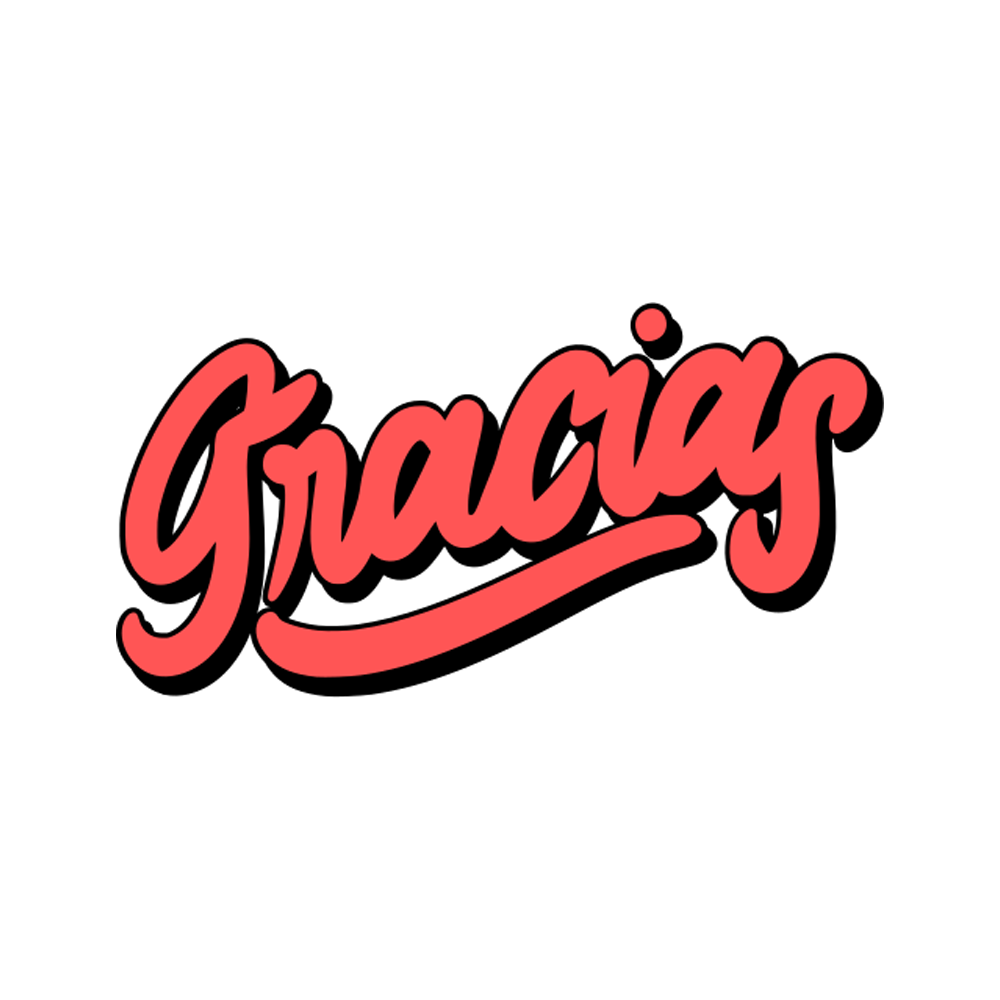 Gracias Free Sticker Transparent Gallery