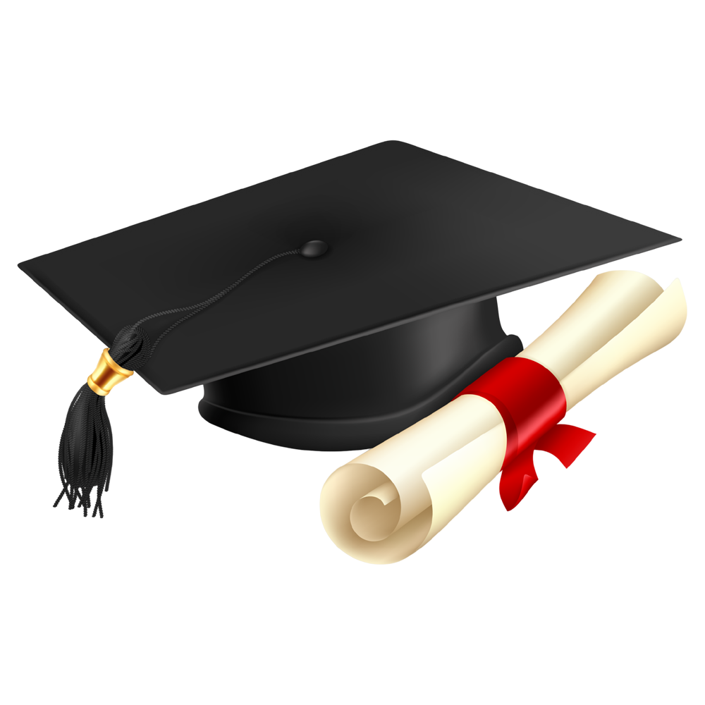 Graduation Cap With Diploma Certificate  Transparent Gallery