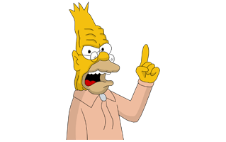 Grampa Simpson PNG