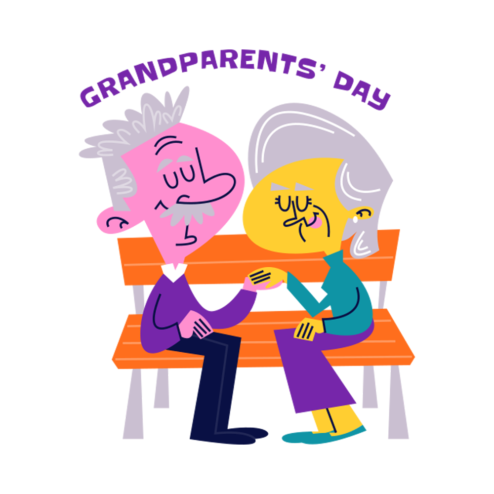 Grandparents Free Sticker Transparent Image