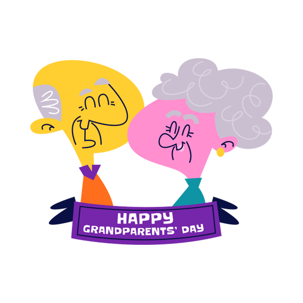 Grandparents Free Sticker Transparent Clipart