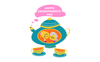Grandparents Sticker PNG
