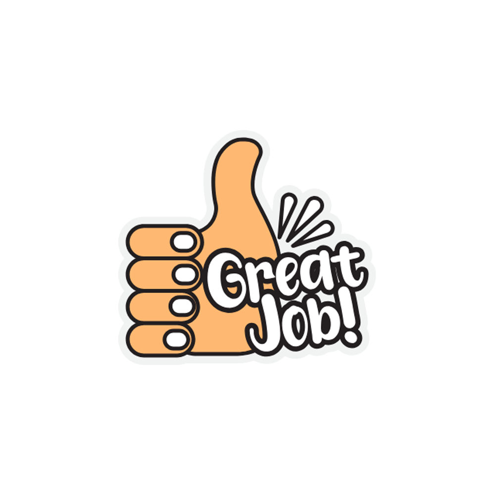 Great Job Free Sticker Transparent Photo