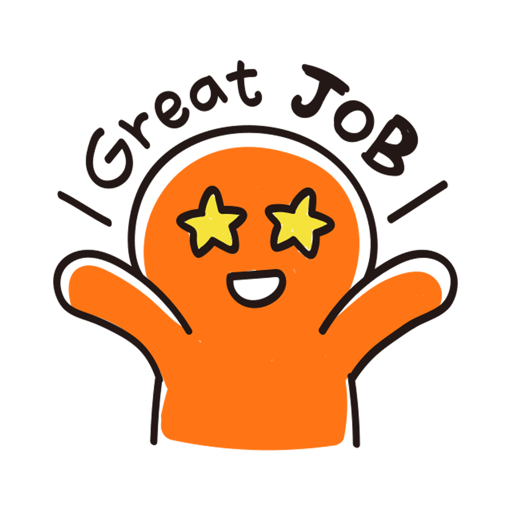 Great Job Free Sticker Transparent Picture