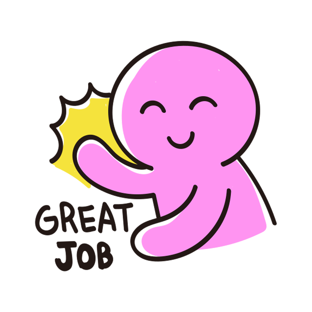 Great Job Free Sticker Transparent Gallery