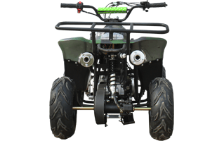 Green ATV Quad Bike PNG