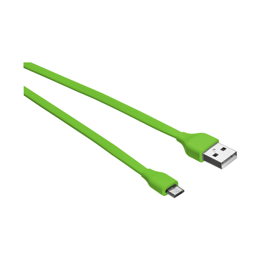 Green USB Cable Transparent Picture