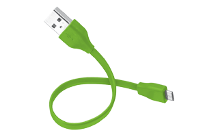Green USB Cable PNG