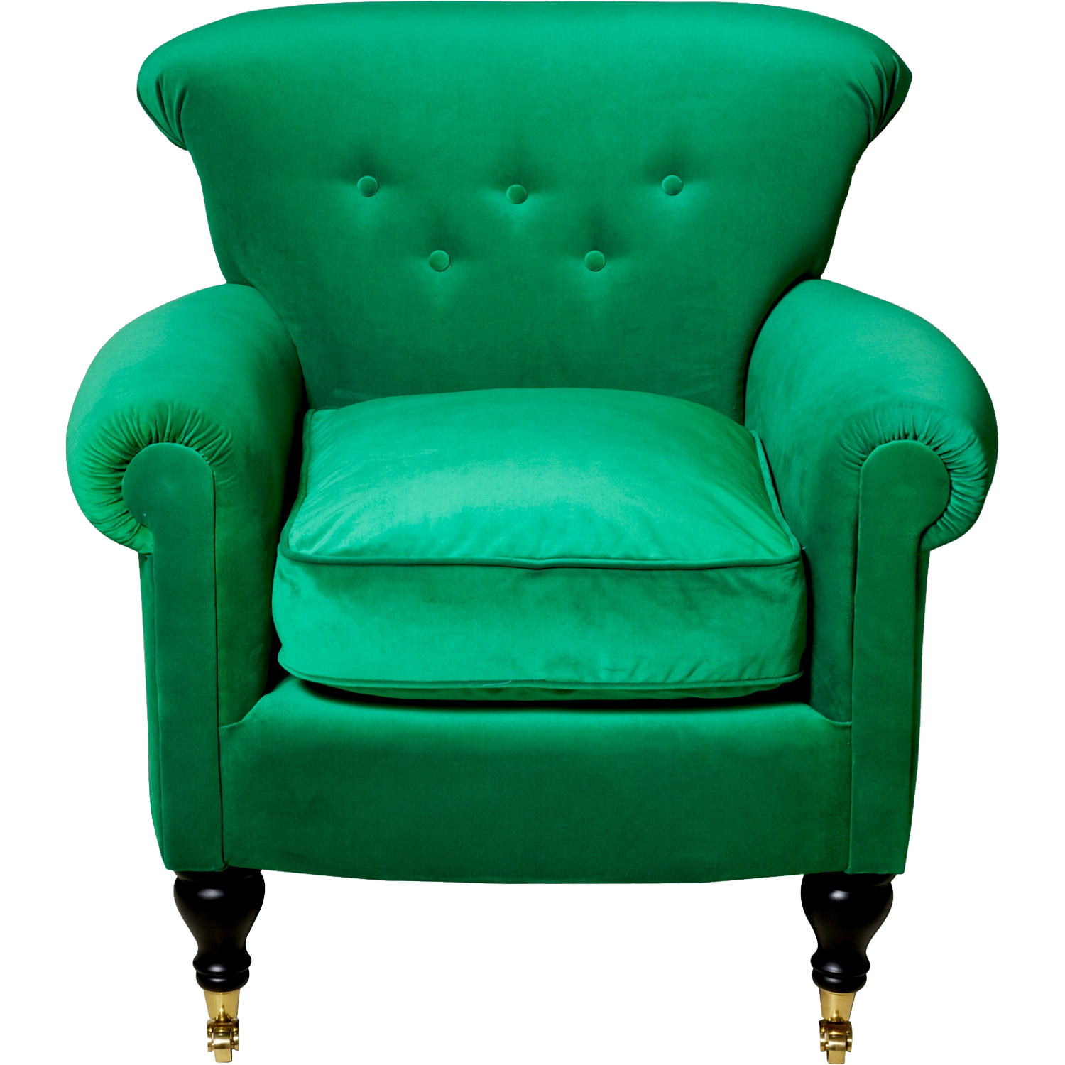Green Armchair  Transparent Clipart