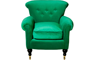 Green Armchair PNG
