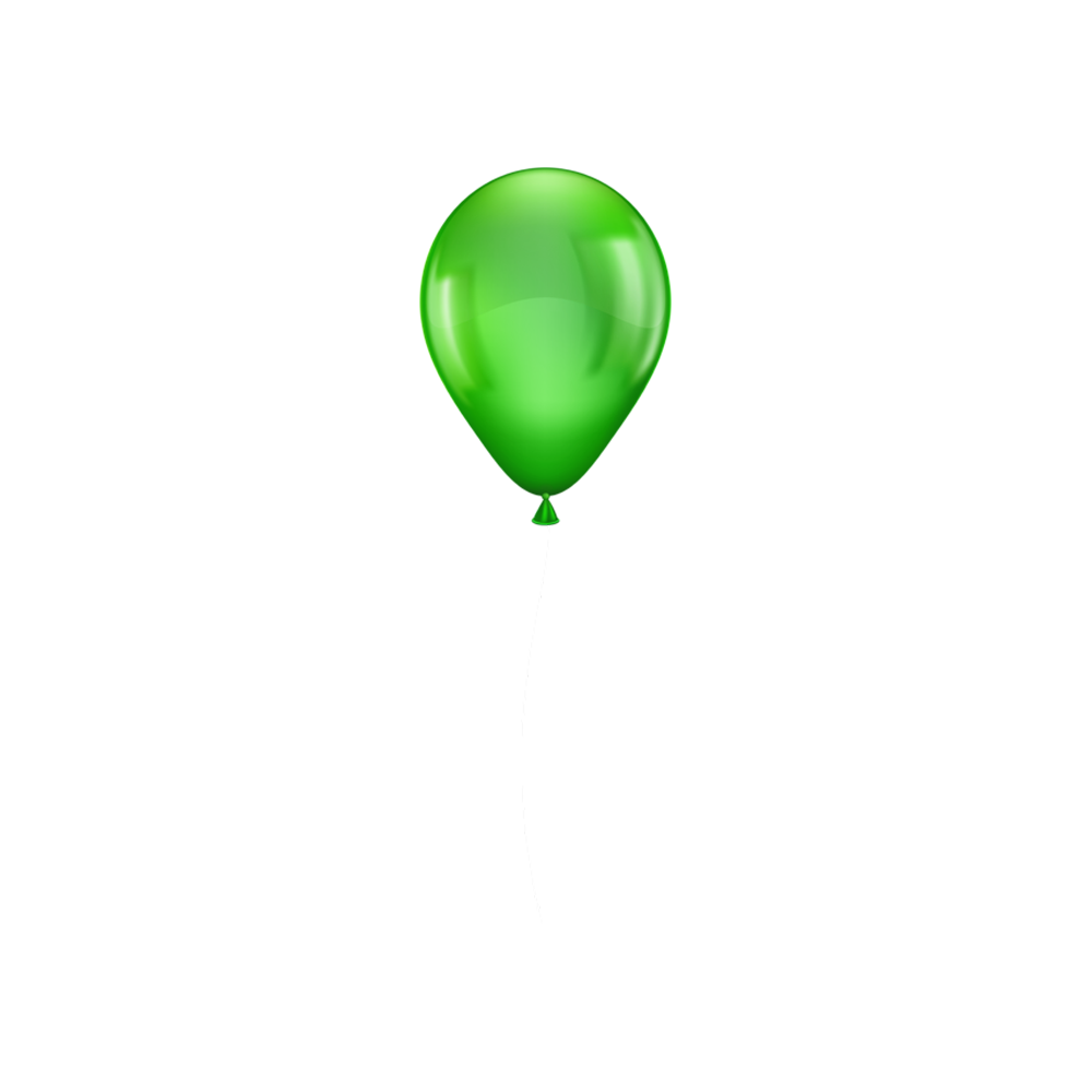 Green Balloon Transparent Picture