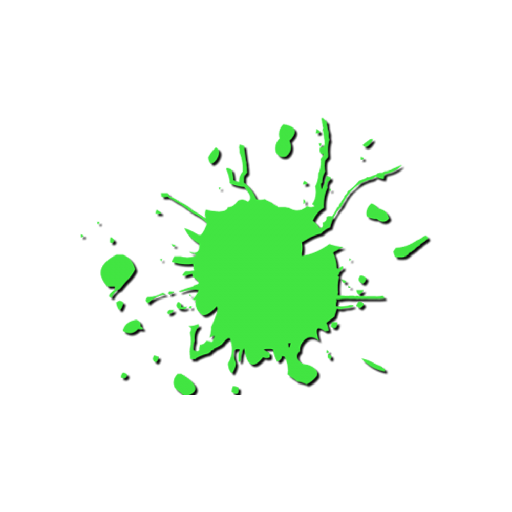 Green Holi Color Transparent Image