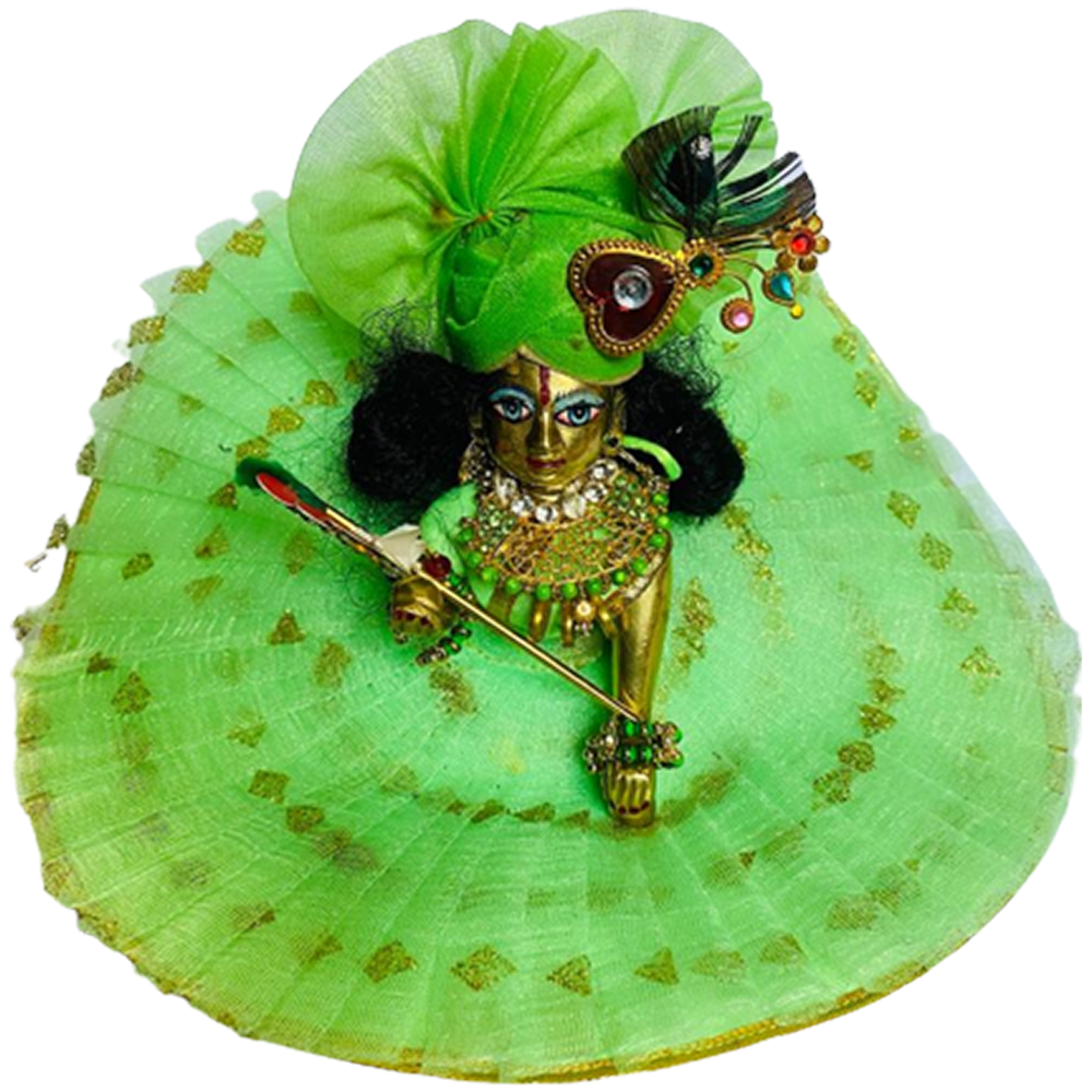 Green Laddu Gopal Dress Transparent Picture