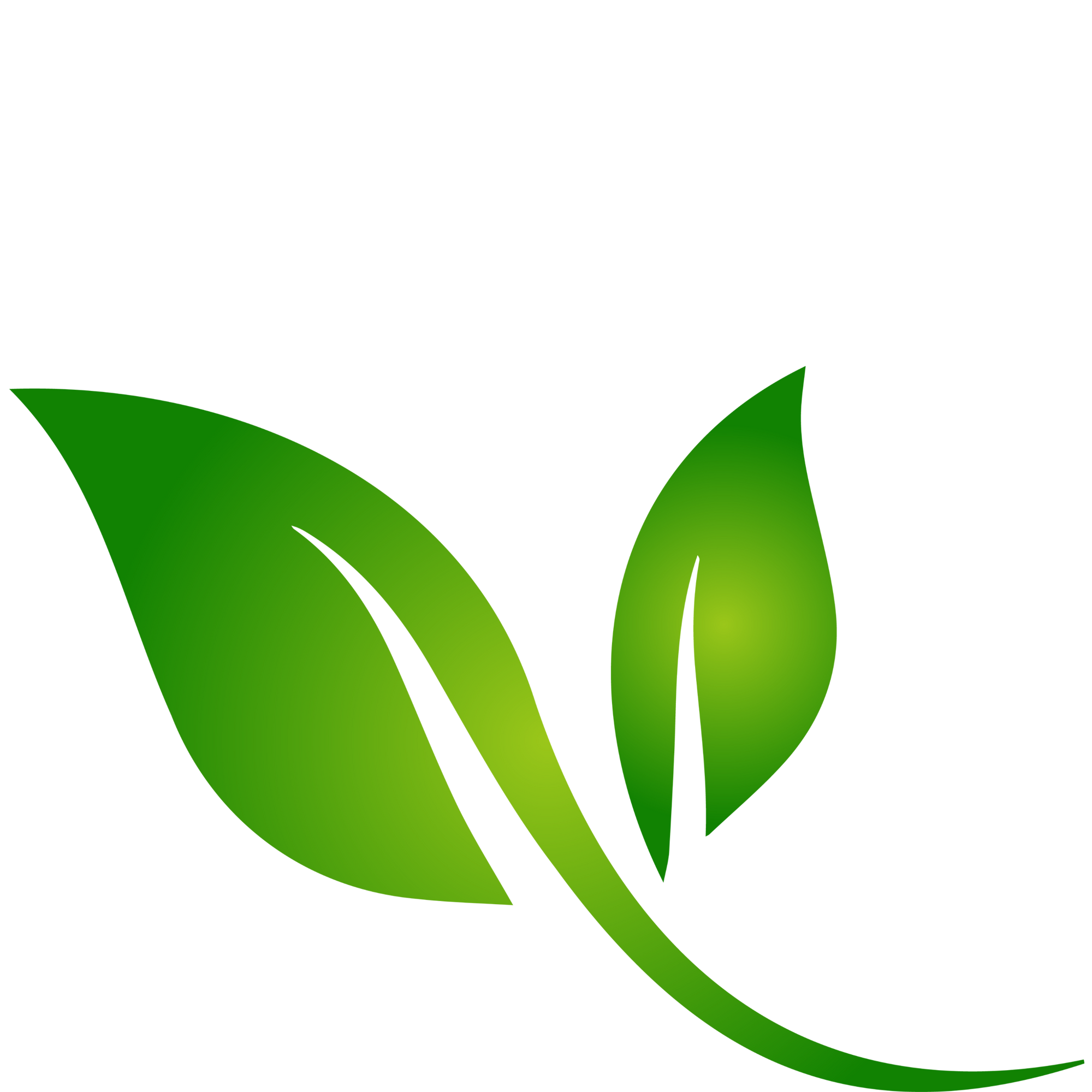 Green Leaf Logo  Transparent Photo