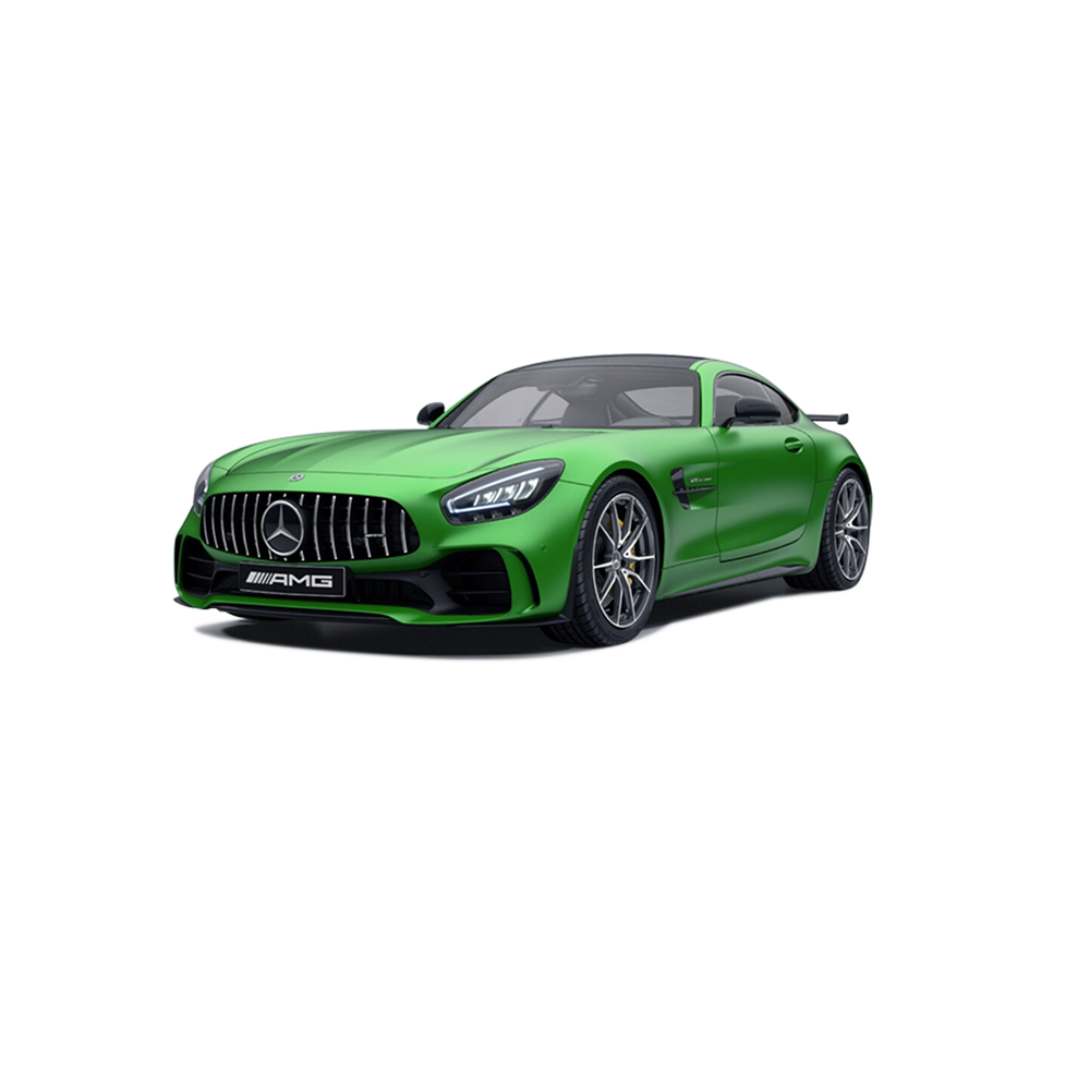 Green Mercedes Transparent Image