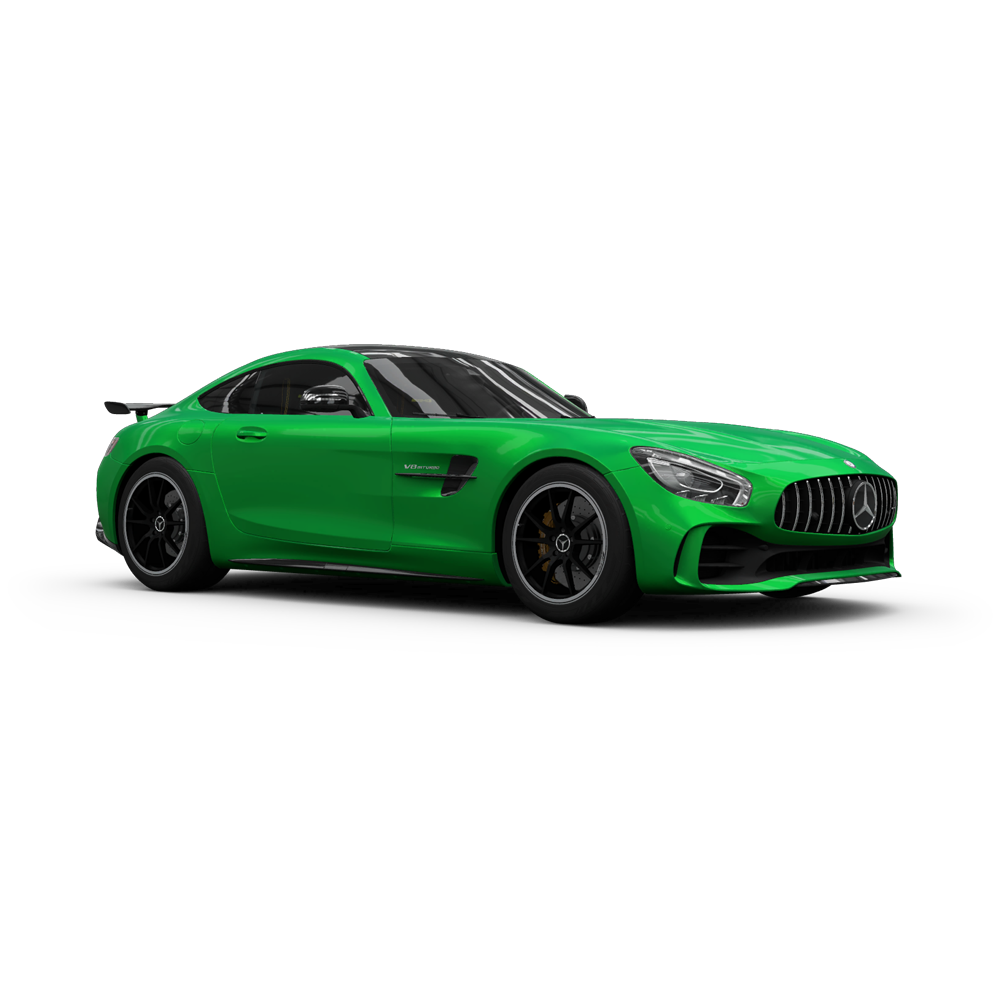 Green Mercedes Transparent Picture