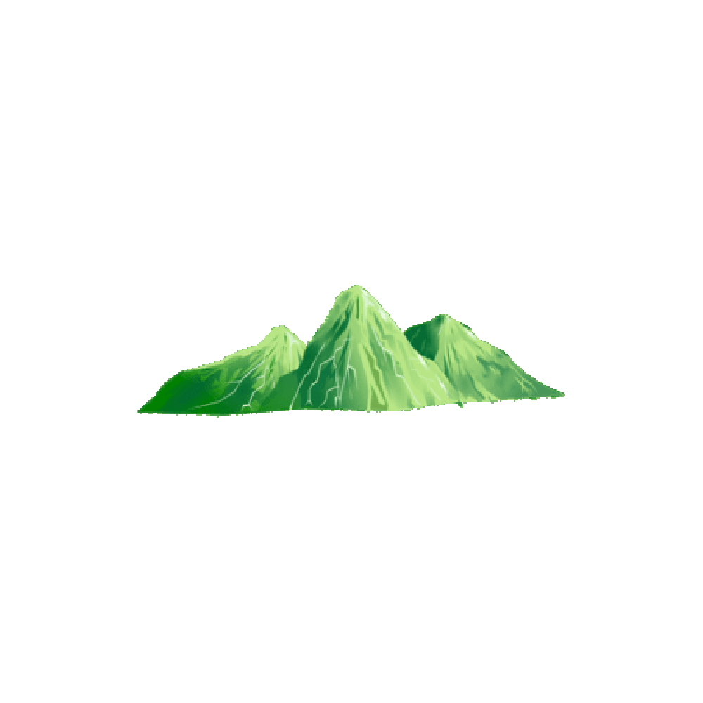 Green Mountain Transparent Image