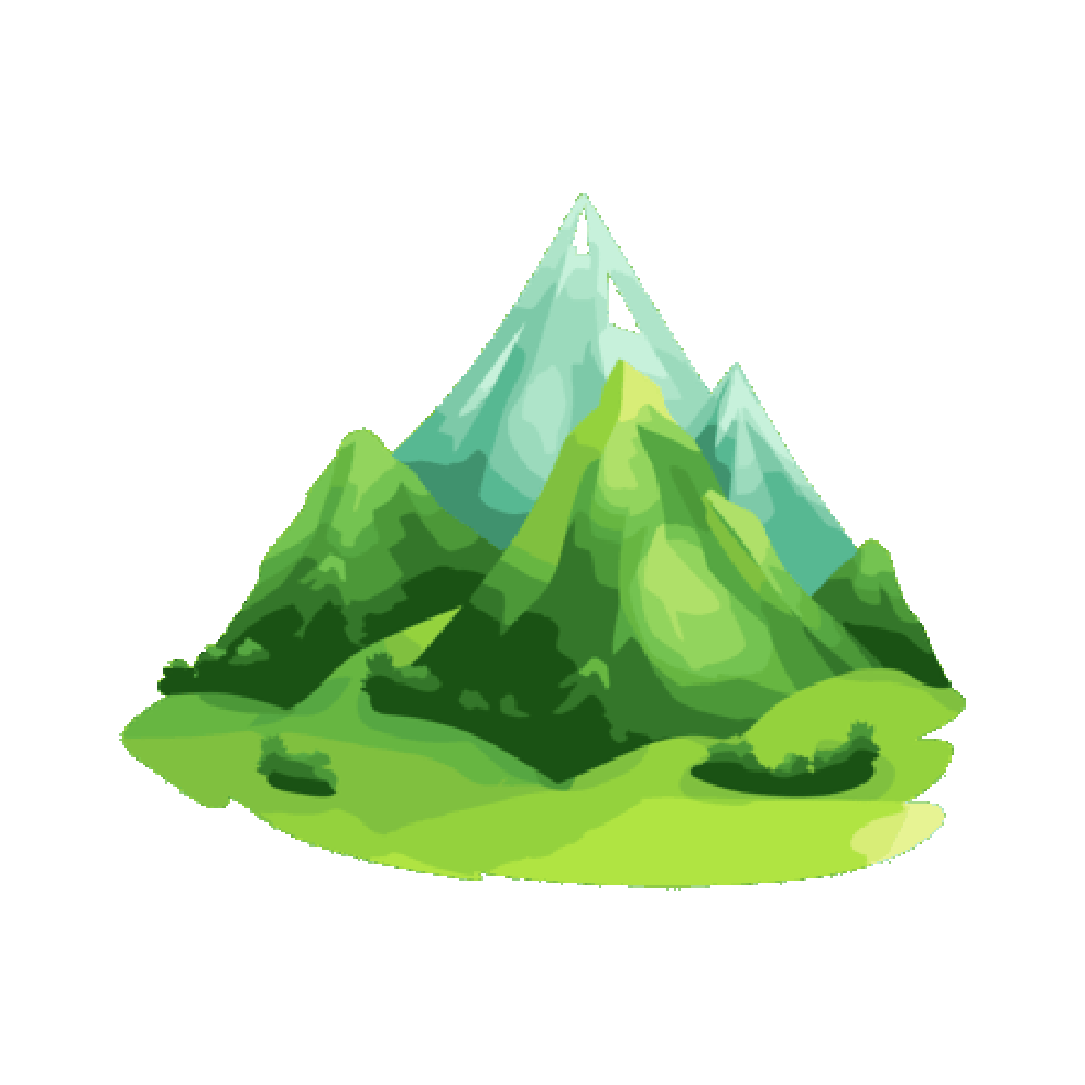 Green Mountain Transparent Photo