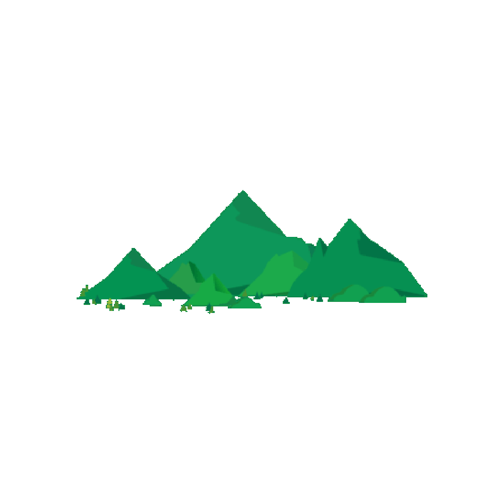 Green Mountain Transparent Picture