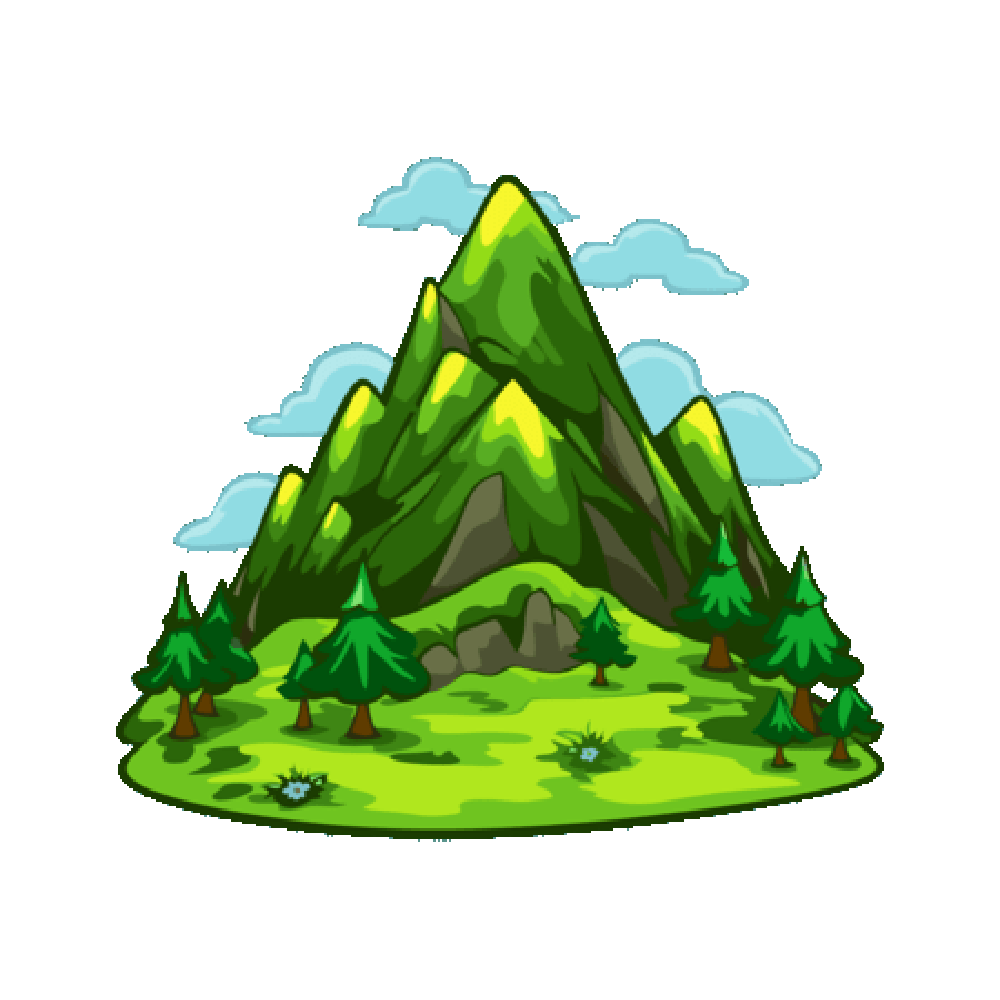 Green Mountain Transparent Clipart