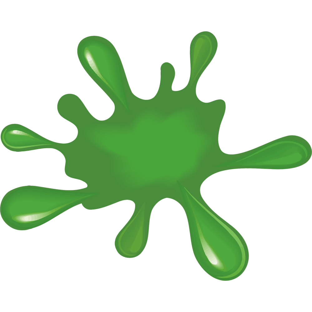 Green Paint  Transparent Image