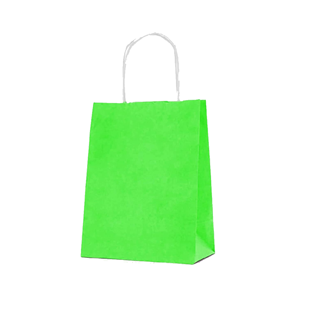 Green Paper Bag Transparent Photo