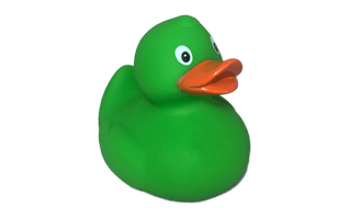 Green Rubber Duck PNG