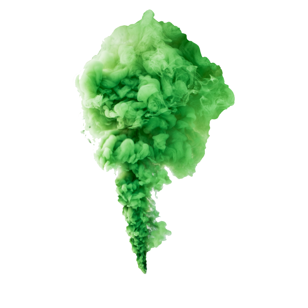 Green Smoke Transparent Photo