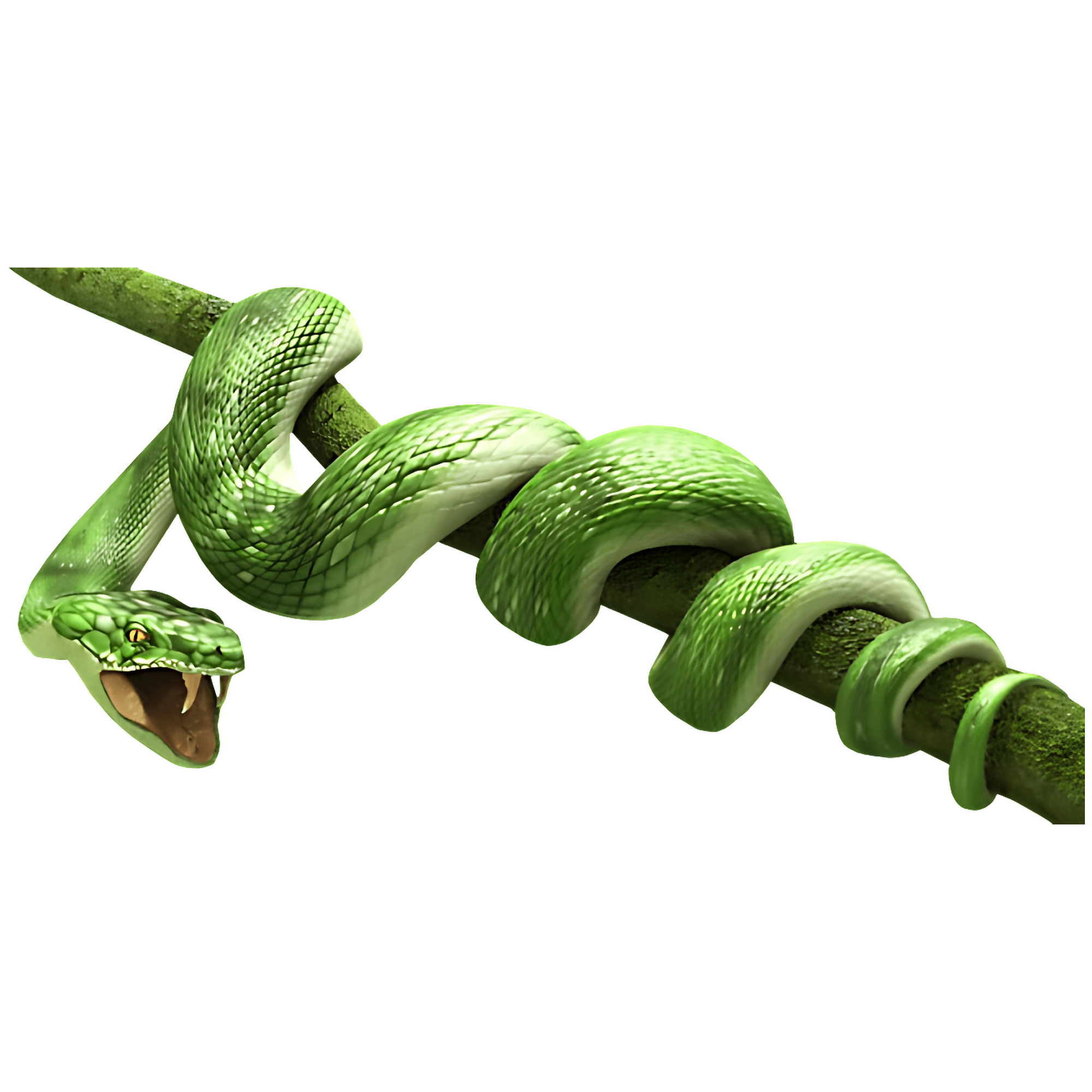 Green Snake  Transparent Gallery