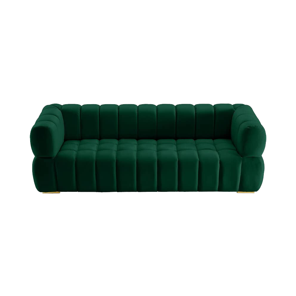 Green Sofa Transparent Image