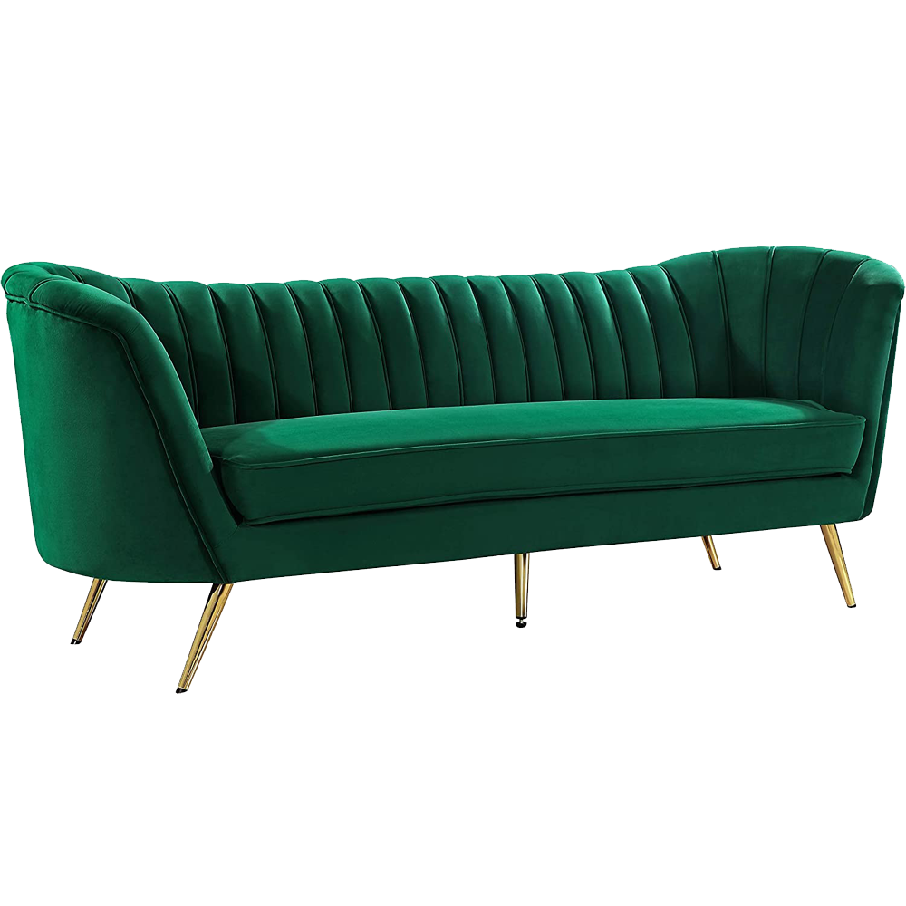 Green Sofa Transparent Clipart
