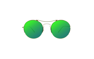 Green Sunglasses PNG