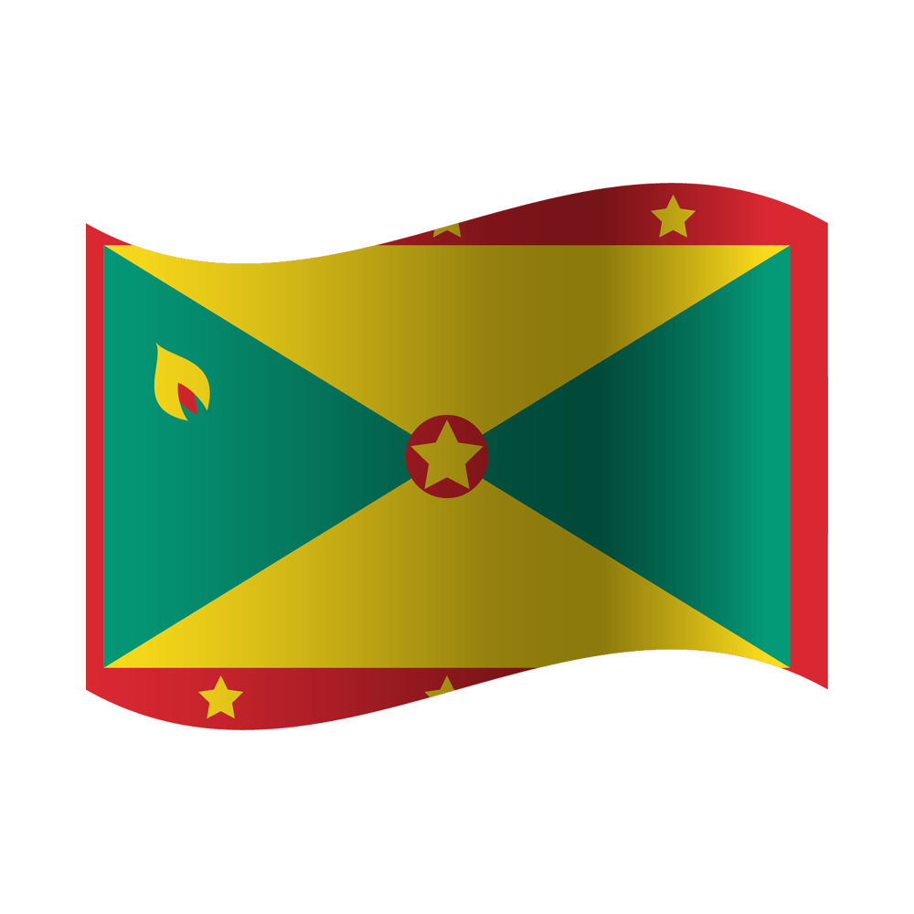 Grenada Flag Transparent Image