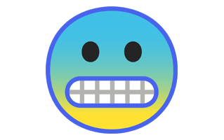 Grimacing Face Emoji PNG