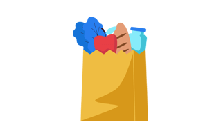 Grocery Free Sticker PNG