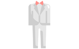 Groom Suit Sticker PNG