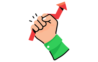 Growth Sticker PNG